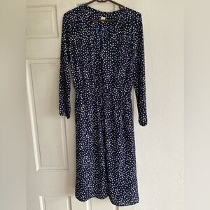Gap midi long sleeve dress